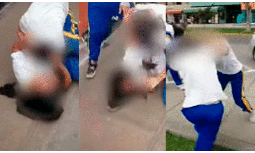 Padres de familia pidieron más seguridad en la escuela. Foto: captura de Panamericana