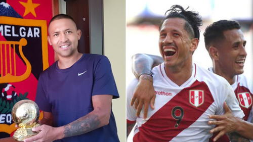 Hilden Salas se mostró optimista a un día del cotejo entre Perú frente a Australia. Foto: URPI/Composición Hilden Salas se mostró optimista a un día del cotejo entre Perú frente a Australia. Foto: URPI/Composición