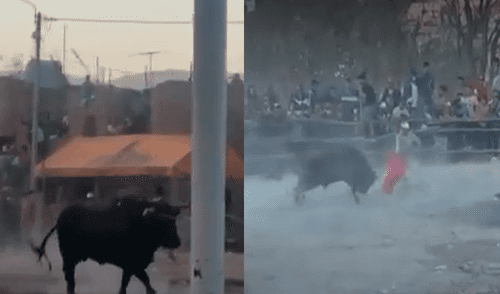 Fiesta patronal se desarrolló luego de años de la pandemia. Foto: captura de América Fiesta patronal se desarrolló luego de años de la pandemia. Foto: captura de América