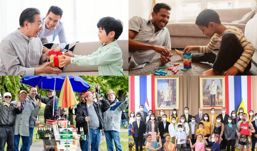 Las celebraciones varían en sus fechas, pero el sentimiento por el Día del Padre es el mismo. Foto: composición/La República Las celebraciones varían en sus fechas, pero el sentimiento por el Día del Padre es el mismo. Foto: composición/La República