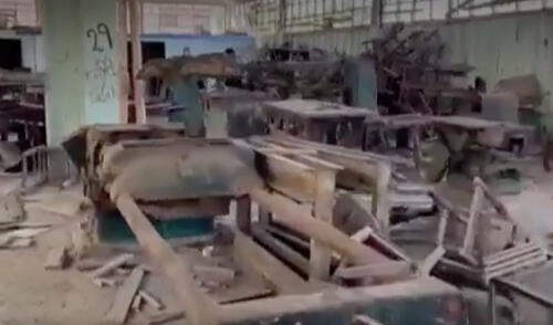 El emblemático Politécnico Nacional del Santa ha reportado tener 10 talleres inhabilitados. Foto: captura de Canal N