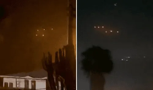 Los reportes se dieron de forma simultánea en Tijuana, Baja California y en San Diego, California. Foto: composición LR/@mundoanomalo/Twitter