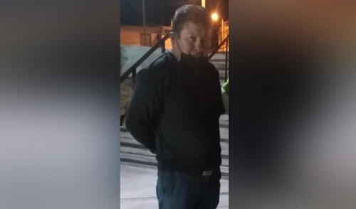 El ciudadano quedó detenido por el presunto delito de peligro común. Foto: PNP