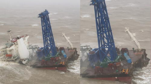 Solo 3 personas fueron rescatadas y otras 27 permanecen desaparecidas. Foto: Hong Kong Government Flying Service