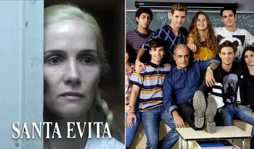 Natalia Oreiro protagoniza "Santa Evita". Foto: composición LR/Star Plus/Veranda TV