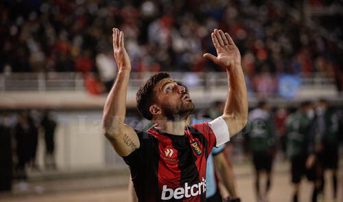 Bernardo Cuesta, el delantero argentino, fue el artífice de los 2 goles. Foto: Rodrigo Talavera/La República