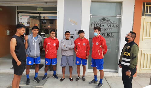 Jugadores de Aurich recurrieron a la Policía para comunicar lo sucedido. Foto: Contraataque