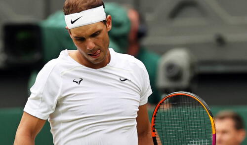 Rafael Nadal está a un partido de la final de Wimbledon 2022. Foto: EFE Rafael Nadal está a un partido de la final de Wimbledon 2022. Foto: EFE