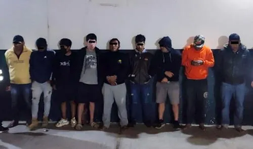 Miembros de banda Los Paileros amenazaron a humildes dueños de terrenos. Foto: PNP