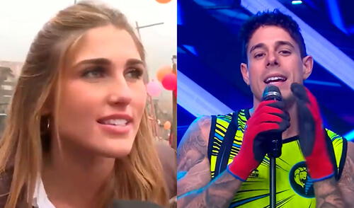 Alessia Rovegno aclara que Hugo García se prepara para las competencias en "Esto es guerra". Foto: composición LR/captura América TV