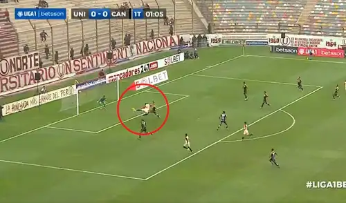 Así fue el primer gol de Valera. Foto: captura GolPerú. Así fue el primer gol de Valera. Foto: captura GolPerú.