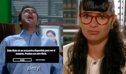 "Betty, la fea" se fue de Netflix dentro del Top 10 de series más vistas. Foto: composición/Netflix/RCN