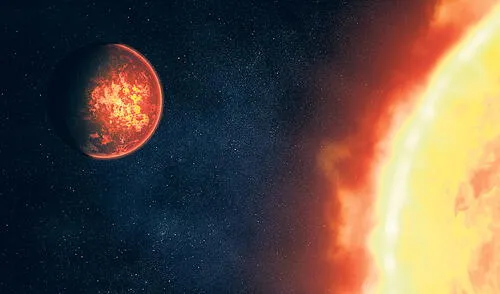 Imagen del exoplaneta. Versión artística del exoplaneta 55 Cancri y su sol, la estrella WASP-96. Fueron ubicados hace 8 años pero ya se puede determinar que hay agua en su atmósfera. Foto: difusión Imagen del exoplaneta. Versión artística del exoplaneta 55 Cancri y su sol, la estrella WASP-96. Fueron ubicados hace 8 años pero ya se puede determinar que hay agua en su atmósfera. Foto: difusión