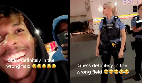 Los sujetos han sido criticados por faltar el respeto a la policía. Foto: Captura de video/TikTok/blackmagictvv. Los sujetos han sido criticados por faltar el respeto a la policía. Foto: Captura de video/TikTok/blackmagictvv.