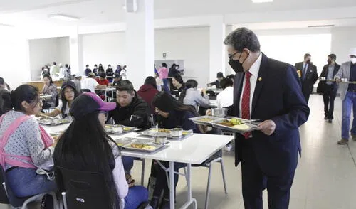 Para la actividad del viernes, que fue una prueba, se prepararon 400 raciones. Foto: UNSA