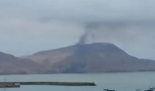 Usuarios de reses sociales lograron capturar el momento de la explosión. Foto: captura/Twitter @franco626