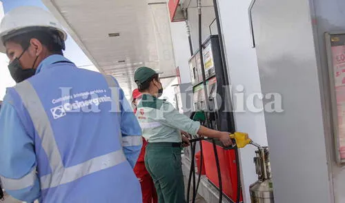 Osinergmin acompañó operativo en grifo de Arequipa. Foto: La República.