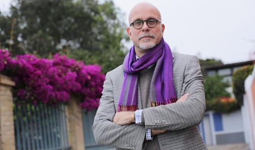 Elward dictó conferencias magistrales en Lima y Cusco. De paso revisa la nueva edición de su libro y prepara una edición para el público holandés. Foto: John Reyes/La República. Elward dictó conferencias magistrales en Lima y Cusco. De paso revisa la nueva edición de su libro y prepara una edición para el público holandés. Foto: John Reyes/La República.