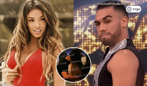 Shirley Arica e Ítalo Valcárcel son captados juntos. Foto: composición LR/@shirleyarica/@instarándula/Instagram/captura de América TV