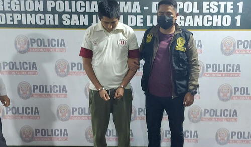 Hombre se encuentra en la Depincri de San Juan de Lurigancho. Foto: PNP