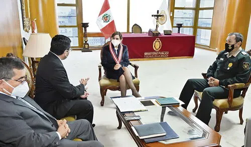 Fue por lana. El ministro Willy Huerta pidió a la fiscal de la Nación, Patricia Benavides, cambiar al coronel Harvey Colchado, pero fracasó en su propósito. Foto: difusión Fue por lana. El ministro Willy Huerta pidió a la fiscal de la Nación, Patricia Benavides, cambiar al coronel Harvey Colchado, pero fracasó en su propósito. Foto: difusión