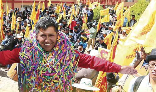 Candidato. Richard Hancco, aspira a suceder a Alejo. Foto: La República Candidato. Richard Hancco, aspira a suceder a Alejo. Foto: La República