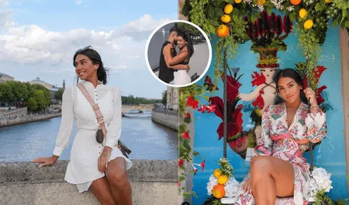 Vania Bludau se muestra feliz con nuevo amigo. Foto: composición LR/@VaniaBludau/Instagram