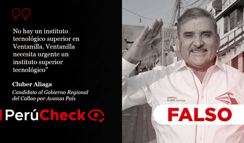 Existen institutos tecnológicos en Ventanilla, contrario a lo señalado por el candidato Cluber Aliaga. Foto: composición PC