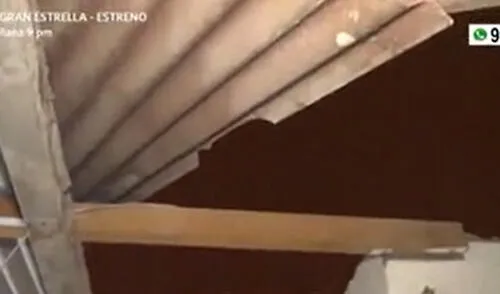 Esa misma noche, los hampones también robaron la casa que está al costado. Foto: captura de América TV