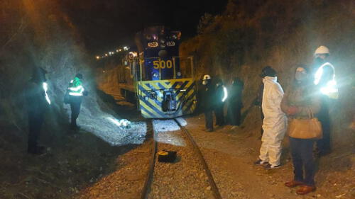 Moradores piden una mayor iluminación y señalización en la zona o que los trenes no circulen por las noches. Foto: PNP