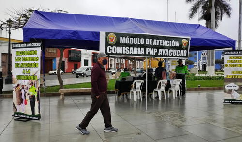 Unas 20 personas al día son atendidas en el módulo policial. Foto: Y. Goicochea/La República Unas 20 personas al día son atendidas en el módulo policial. Foto: Y. Goicochea/La República