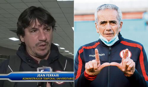 Jean Ferrari llevó a Universitario a 'Goyo' Pérez en 2020 y en 2021. Foto: Composición/Fútbol en América/Universitario