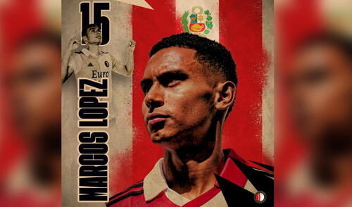 Marcos López jugará por primera vez en el fútbol europeo. Foto: Feyenoord Rotterdam