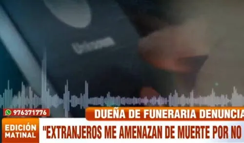 VES: delincuente extorsiona a empresaria mediante una llamada telefónica. Foto: captura video/ATV
