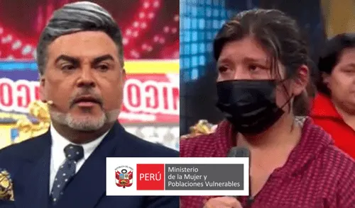 Ministerio de la Mujer emite comunicado en contra de Andrés Hurtado. Foto: composición LR/ captura de Panamericana TV/ Ministerio de la Mujer Ministerio de la Mujer emite comunicado en contra de Andrés Hurtado. Foto: composición LR/ captura de Panamericana TV/ Ministerio de la Mujer