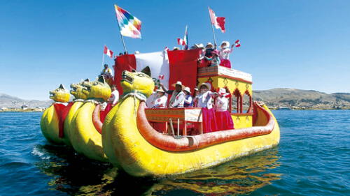 Turistas llegaron a Puno. Turistas llegaron a Puno.