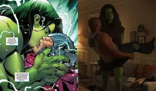 La serie de "She-Hulk" retratará el lado sexual de Jennifer Walters en los cómics, asegura su creadora Jessica Gao. Foto: composición LR/Marvel Comics/Disney+