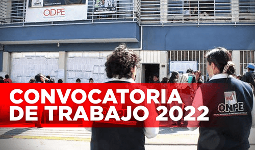 Más de 2.000 puestos laborales esperan por ti. Foto: composición LR/ONPE Más de 2.000 puestos laborales esperan por ti. Foto: composición LR/ONPE