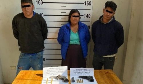 Capturas se dieron en el asentamiento humano Bello Horizonte II etapa, del distrito El Porvenir, Foto: PNP Capturas se dieron en el asentamiento humano Bello Horizonte II etapa, del distrito El Porvenir, Foto: PNP