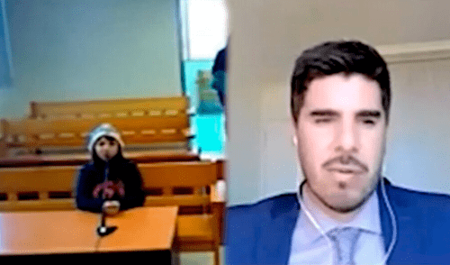 Magistrado respondió a piropo de acusada, a quien acababa de otorgarle la libertad. Foto: composición LR/Bio Bio Chile