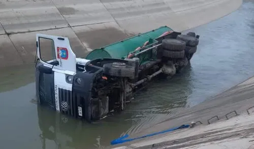 Reportaron el deslizamiento del vehículo en la mañana de este sábado 20 de agosto. Foto: MPP Reportaron el deslizamiento del vehículo en la mañana de este sábado 20 de agosto. Foto: MPP