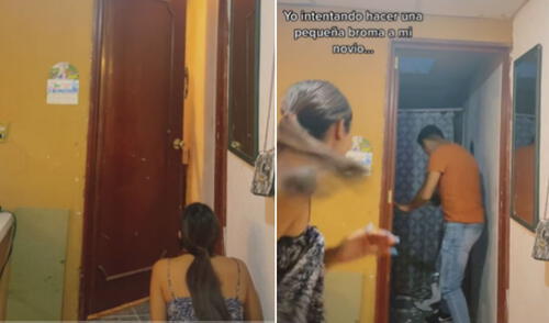 El gracioso final de esta broma fallida se hizo viral en las redes sociales. Foto: composición LR/TikTok/@DanielaIranaRellano