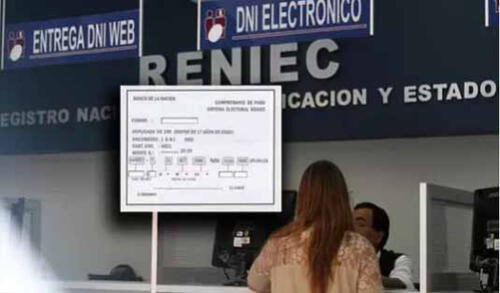 Miles de personas realizan diariamente los trámites para obtener un duplicado o rectificar algún dato de su DNI en el Reniec. Foto Andina