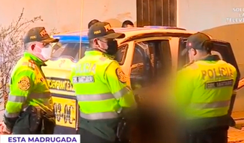 Conductor resultó herido tras recibir impactos de bala. Foto: captura de Latina Conductor resultó herido tras recibir impactos de bala. Foto: captura de Latina