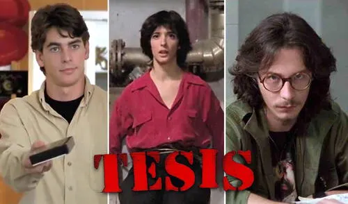 "Tesis", de Alejandro Amenábar, está protagonizada por Ana Torrent, Eduardo Noriega, Fele Martínez. Foto: composición LR/United Universal Pictures