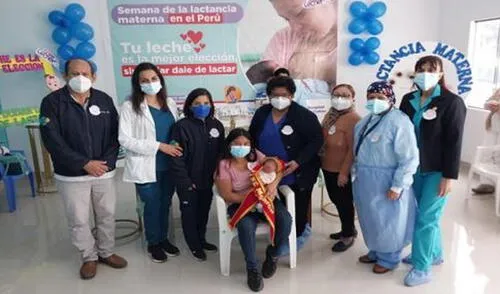 La actividad fue organizada en el contexto de la Semana de la Lactancia Materna. Foto: EsSalud Áncash La actividad fue organizada en el contexto de la Semana de la Lactancia Materna. Foto: EsSalud Áncash
