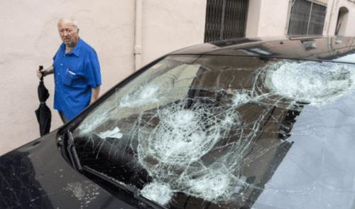 El tamaño del granizo ha aumentado en los últimos años. Foto: EFE