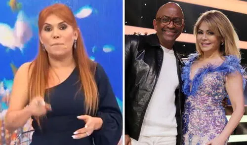 Magaly Medina se volvió a referir del programa de Gisela Valcárcel. Foto: composición LR/captura ATV/La gran estrella