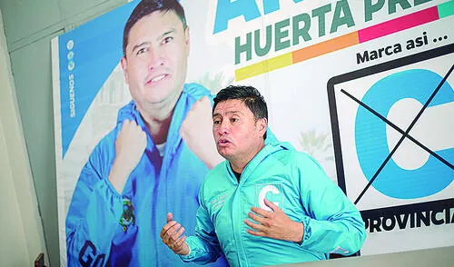 Perfil. Anghelo Huerta es abogado, también docente universitario, ha escrito ocho libros de Derecho, se considera una autoridad exigente. Antes de ocupar la alcaldía trabajó en Autodema. Foto: Rodrigo Talavera/ La República
