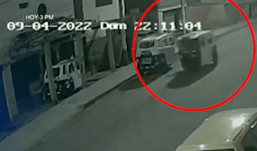 Autor del intento de secuestro fue capturado por la Policía Nacional del Perú. Foto: captura de ATV Noticias Autor del intento de secuestro fue capturado por la Policía Nacional del Perú. Foto: captura de ATV Noticias